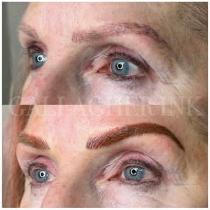 Eyebrow Tattoo result by Gallagher Ink LLC in Glen Burnie, MD