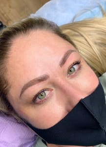 Eyebrow Tattoo result by Gam Does Glam in Santa Cruz, CA