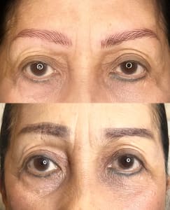 Eyebrow Tattoo result by Gam Does Glam in Santa Cruz, CA