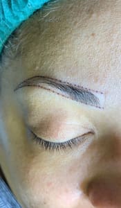 Eyebrow Tattoo result by Gam Does Glam in Santa Cruz, CA