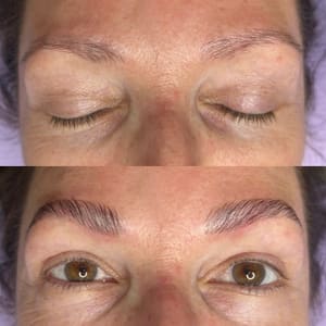 Eyebrow Tattoo result by Gam Does Glam in Santa Cruz, CA