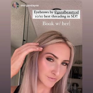 Eyebrow Tattoo result by Gazal Beauty Brow & Hair in Hillcrest in San Diego, CA