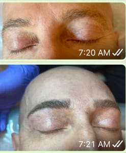 Eyebrow Tattoo result by Gc Microblading & PMU in Woodbury, NY