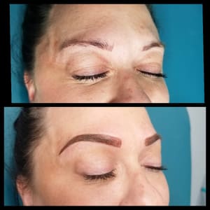 Eyebrow Tattoo result by Gem City Permanent Cosmetics in Erie, PA