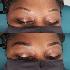 Eyebrow Tattoo result by Gem City Permanent Cosmetics in Erie, PA