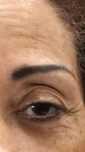 Eyebrow Tattoo result by Gemma Montie’s Permanent Cosmetics in Palm Bay, FL
