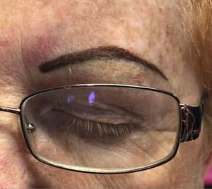 Eyebrow Tattoo result by Gemma Montie’s Permanent Cosmetics in Palm Bay, FL