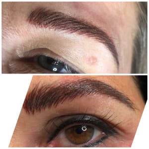 Eyebrow Tattoo result by Gena Bradley Permanent Makeup in Rancho Cucamonga, CA