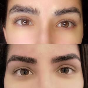 Eyebrow Tattoo result by Ghada's Boston Threading, Waxing & Microblading in Boston, MA