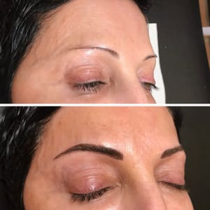 Eyebrow Tattoo result by Ghada's Boston Threading, Waxing & Microblading in Boston, MA