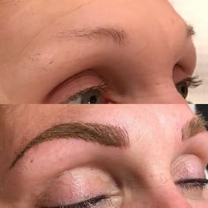 Eyebrow Tattoo result by Ghada's Boston Threading, Waxing & Microblading in Boston, MA