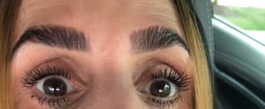Eyebrow Tattoo result by Giana Lauren Lashes Brows & Beauty in Downers Grove, IL