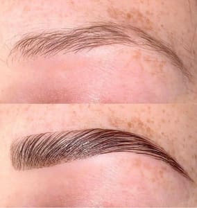 Eyebrow Tattoo result by Giar Lash Studio in Waco, TX