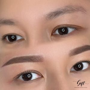 Eyebrow Tattoo result by Gift Permanent Makeup Studio in Flushing, NY