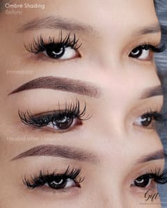 Eyebrow Tattoo result by Gift Permanent Makeup Studio in Flushing, NY