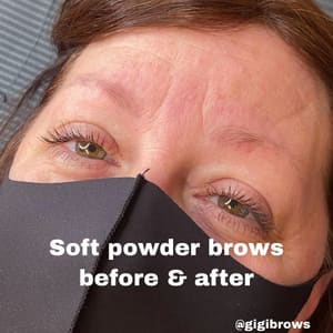 Eyebrow Tattoo result by Gigi Brows & Beauty Co Microblading & Permanent Makeup Clinic in Cape Coral, FL