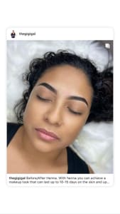 Eyebrow Tattoo result by Gigi Precision Beauty in Pompano Beach, FL