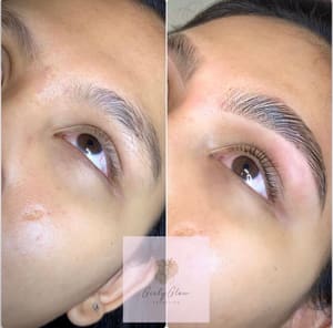 Eyebrow Tattoo result by GirlyGlow Esthetics in Plano, TX