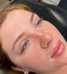 Eyebrow Tattoo result by Glam beauty academy in Palm Bay, FL