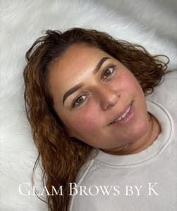 Eyebrow Tattoo result by Glam Brows by K Cosmetic Tattoo Artist in Gurnee, IL