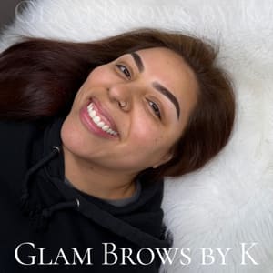 Eyebrow Tattoo result by Glam Brows by K Cosmetic Tattoo Artist in Gurnee, IL