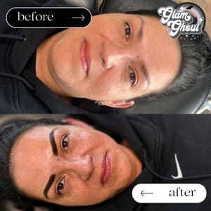 Eyebrow Tattoo result by Glam Ghoul Esthetics LLC in Valrico, FL
