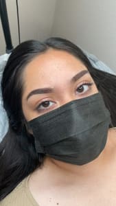 Eyebrow Tattoo result by Glam Ink Studio in Westminster, CA
