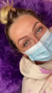 Eyebrow Tattoo result by Glam Ladiez in Seattle, WA