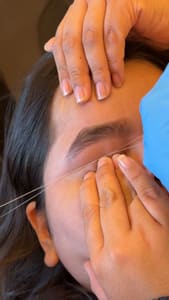 Eyebrow Tattoo result by Glam Look Threading & Salon in Grand Prairie, TX