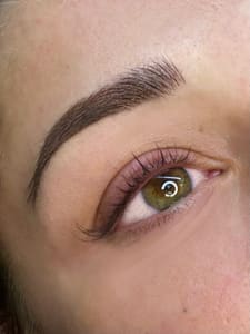 Eyebrow Tattoo result by Glam Luxe Aesthetics & Academy in Millcreek, UT