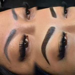 Eyebrow Tattoo result by Glam Luxe Aesthetics & Academy in Millcreek, UT