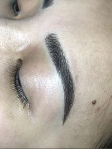 Eyebrow Tattoo result by Glam Microblading Lash Brows Skincare in Houston, TX