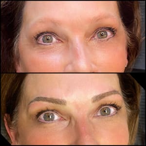 Eyebrow Tattoo result by glam studio in Minnetonka, MN