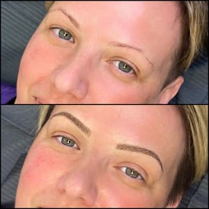 Eyebrow Tattoo result by glam studio in Minnetonka, MN