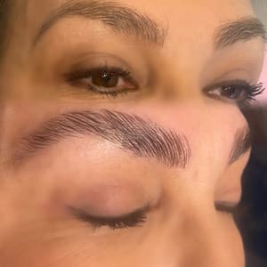 Eyebrow Tattoo result by Glambrows by Cin in Pasadena, CA