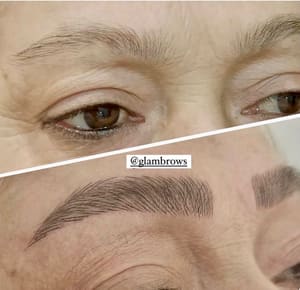 Eyebrow Tattoo result by Glambrows in Los Angeles, CA