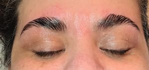 Eyebrow Tattoo result by GlamHER beauty lounge in Seattle, WA