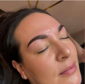 Eyebrow Tattoo result by GlamHER beauty lounge in Seattle, WA