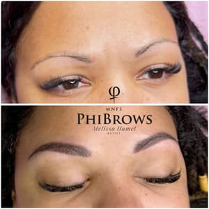 Eyebrow Tattoo result by GlamInk in Tampa, FL