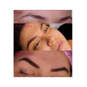 Eyebrow Tattoo result by Glamm Beauteé in Roseville, CA