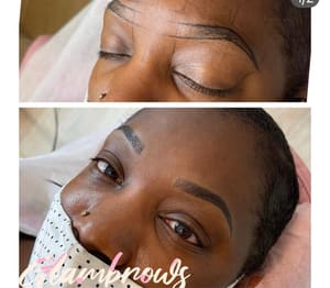 Eyebrow Tattoo result by Glamm Beauteé in Roseville, CA