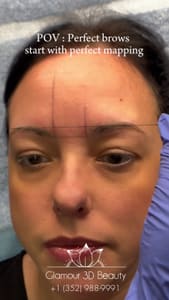 Eyebrow Tattoo result by Glamour 3D Brows in Ocala, FL