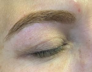 Eyebrow Tattoo result by Glamour By Amber in Amarillo, TX