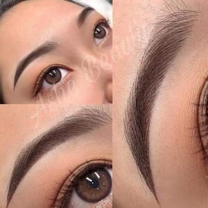 Eyebrow Tattoo result by Glamour Lash and Brows Salon in Costa Mesa, CA