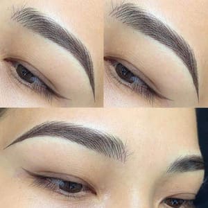 Eyebrow Tattoo result by Glamour Lash and Brows Salon in Costa Mesa, CA