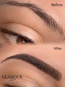 Eyebrow Tattoo result by Glamour Studio Permanent Makeup in Garfield, NJ