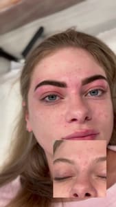 Eyebrow Tattoo result by GlamourLash Beauty Lounge in Braintree, MA
