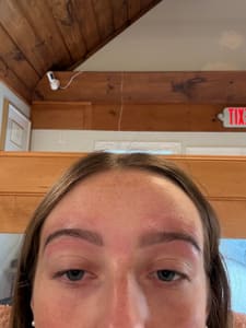 Eyebrow Tattoo result by Glamourlash Beauty Lounge in Marshfield, MA