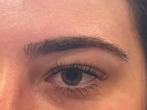 Eyebrow Tattoo result by Glamourlash Beauty Lounge in Marshfield, MA