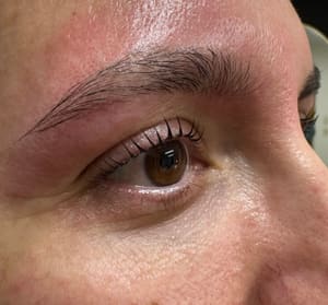 Eyebrow Tattoo result by Glances N’ Glow Beauty Studio LLC in Jacksonville, FL